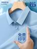 Camisa Polo de Verano con Cuentas Dinámicas de Secado Rápido Alta Elasticidad Ropa de Trabajo Cuello Solapa Manga Corta Estilo para Hombres y Mujeres
