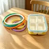 Anillo de Sellado de Silicona para Loncheras de Vidrio, Tira de Silicona Hueca Empalmable, Tira de Sellado de Grado Alimenticio Resistente a Altas y Bajas Temperaturas
