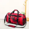 Bolsa Esportiva Fitness com Cordão Moda Separação Úmido/Seco Bolsa para Natação Yoga Leve Grande Capacidade Ombro Único Transversal Bolsa de Viagem