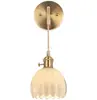 Luminária de parede retrô estilo japonês, iluminação floral, luminária de vidro, lustre de abóbora minimalista nórdico wabi-sabi para sala de jantar, balcão de bar e ilha