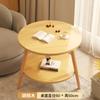 Mesa pequeña, mesa de centro pequeña, mini mesa de noche sencilla para dormitorio, balcón, sala de estar, Internet, mesa auxiliar popular para sofá, mesa redonda pequeña