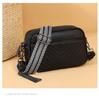 Bolso de Mujer Transfronterizo, Bolso Cuadrado Pequeño de Piel de Vacuno de Primera Capa, Bolso de Hombro, Bolso Bandolera de Axila para Desplazamiento Versátil de Alta Gama, Bolso de Mujer de Cuero Genuino