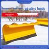 Empurrador de neve para carro empilhadeira aspersor carro pá de neve montada 2 metros 2,5 metros 3 metros escova de neve pá de neve