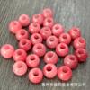 Cuentas redondas apertura 10 mm diámetro 4 mm piedra natural cuentas de agujero grande jade cuentas de posicionamiento rosa azul cuentas de agujero grueso