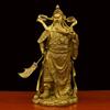 Estátuas de Bronze de Guan Gong e Bodhisattva Weituo para Decoração de Casa e Adoração no Templo