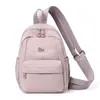 Mochila Versátil de Moda para Mujer 2026 Mochila Casual Simple de Doble Hombro Bolsa de Tela de Nylon Repelente al Agua