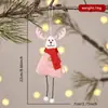 Decoração de Natal Nova Transfronteiriça Pequenos Enfeites de Madeira Etiquetas de Decoração de Natal Artesanato em Madeira Enfeites para Árvore de Natal
