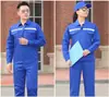 Conjunto de Roupas de Trabalho de Manga Longa para Reparo Automotivo e Proteção do Trabalho Oficina de Fábrica Jaqueta Refletora para Ferramentas Masculina Roupas de Trabalho para Primavera e Outono