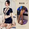 Lencería Sexy de Nuevo Estilo para Mujer, Vestido Bodycon Sexy Realista, Uniforme de Azafata de Discoteca, Atuendo Seductor de Secretaria Ol