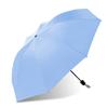 Sombrilla Automática de Ocho Varillas, Recubrimiento Negro de Protección Solar, Doble Uso para Sol y Lluvia, Sombrilla Plegable, Sombrilla Publicitaria con Logo Personalizado al por Mayor