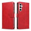 Para capa de couro para celular Samsung A16, capa para celular A15, capa protetora flip A17 em couro de bezerro com fecho magnético A26/A56