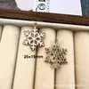 142 Colgantes de Navidad Colgantes de Aleación con Gota de Aceite Accesorios para Joyería DIY Colgante de Papá Noel Muñeco de Nieve Campana