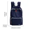 Mochila Casual Estilo Nuevo, Bolsa Deportiva de Montañismo Ultraligera con Logo Impreso, Mochila Plegable Portátil para el Trabajo, los Viajes Diarios y el Senderismo