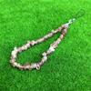 Cadena para teléfono móvil de grava de cristal irregular natural Cadena colgante de mano para mujer de cristal ágata transfronteriza europea y americana al por mayor