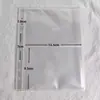 Páginas Populares de Álbum de Cartões Substituíveis de Nove Grades com Inserção de Quatro Grades, Caderno de Folhas Soltas A4/A5