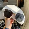 Gafas de Sol Nuevas Estilo Coreano 2021 Bi Marco Grande para Mujer Pequeñas Rojas Estilo TikTok Ins Gafas Anti-UV