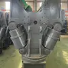 Tesoura hidráulica para escavadeira com rotação de 360 graus, tesoura bico de águia 60/75, tesoura de sucata de desmontagem de escavadeira com cilindro duplo, pinça trituradora de sucata de aço para demolição