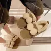 Zapatos de Algodón para Mujer Invierno Ropa de Exterior 2026 Estilo Coreano Nuevos Mocasines Slip-on con Bola de Pelo Forro de Piel Caliente Zapatos Birkenstock