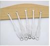 E331 Colher de ouvido portátil de aço inoxidável, ferramenta para coleta de ouvido, fivela de cera de ouvido para limpeza, atacado com furo para fechadura
