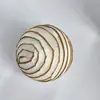 En Stock Bola de Tongcao con Corteza Natural de 6 cm para Mascotas Pequeñas, Comestible para Aliviar el Aburrimiento, Moler Dientes y Bolas para Masticar Adornos Artesanales