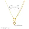 Nuevo collar con colgante de corazón estilo europeo y americano, popular en el comercio exterior, cadena irregular con diamantes, chapado en oro, gargantilla de moda para mujer