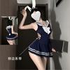 Xishi Roupa Íntima Sexy Nova Uniforme de Coelho JK Campus Pura Desejo Camisa Cos Tentação Roupa de Estudante Qqny