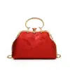 Bolsa de concha distintiva bordada estilo nacional de principios de primavera 2025 Nueva bolsa de hombro casual con cadena para primavera Bolso cruzado Bolso para mujer