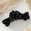 Grampo Banana com Laço de Bolinhas Doce para Mulheres, Grampo para Rabo de Cavalo Alto, Penteadeira para a Parte de Trás da Cabeça, Novo Acessório de Cabelo 2026 para o Verão