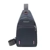 2021 Nova Bolsa Masculina Bolsa Transversal Bolsa de Peito de Nylon Bolsa Transversal Casual Estilo Coreano Moda Bolsa de Peito de Lona