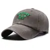 Gorra de Béisbol Bordada con Parche de Letra Tridimensional Estilo Coreano Nueva para Hombres y Mujeres Gorra de Pato Lavada Desgastada Vieja para el Sol