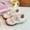 Novos Sapatos Casuais de Velcro Infantis para Primavera e Outono, Tênis Leves para Meninos, Sapatos Baixos Versáteis para Meninas