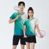 [Loja de Fábrica FeelTime] Conjunto de Badminton Respirável de Secagem Rápida Masculino e Feminino Manga Curta Camisa de Tênis de Mesa Tênis