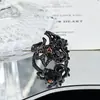 Anillo Personalizado de Araña Fantasma con Atmósfera Oscura Temática de Halloween Sin Género Punk Nicho Moderno Genial