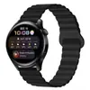 Adequado para Pulseira de Relógio de Silicone Huawei Gt43 20Mm/22Mm Samsung Watch Pulseira de Loop Magnética de Silicone