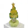 10.5cm Base Giratoria de Cerámica Jingdezhen Adorno de Árbol de Navidad Manualidades de Vidrio Cerámicas Navideñas
