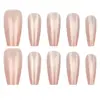 Pêssego Doce Queijo Olho de Gato Alta Qualidade Textura Estilo Menina Elegante Estilo Irmã Real Iluminador Médio Nail Art 30-t Unha Usável
