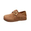 Zapatos Birkenstock de suela gruesa de cobertura total para mujer, nuevo modelo otoño-verano 2026, mocasines extremadamente elegantes, mocasines de doble uso, zapatos Birkenstock, zapatos de vestir