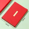 Caixa de Presente de Luxo com Caderno A5 Personalizável para Negócios, Empresa, Escola, Lembrança Prática, Impressão de Logo