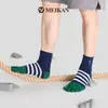Calcetines Transpirables para Correr Meikan de Media Pantorrilla con Dedos Separados para Mujer, Calcetines de Cinco Dedos para Fitness y Deportes, Calcetines Cortos con Cinco Dedos