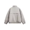 Ropa para Hombre Beijie 2025 Invierno Nuevo Chaqueta de Algodón de Color Sólido con Cuello Alto Marca Trendy para Hombre Ropa de Trabajo Abrigo de Algodón Chaqueta Cálida Engrosada