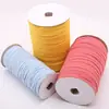 Banda Elástica Plana de Alta Elasticidad de Colores Banda Caballo Corredor Banda Elástica Cabeza de Cebolla Banda Caballo Corredor Fabricante Cuerda para Mascarilla al por Mayor Ancha y Delgada