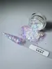 Exclusivo Transfronterizo Arte para Uñas Camaleón Ojo de Gato Lentejuelas Brillantes Escamas de Colores Polvo Brillante Arena Movediza Hecho a Mano DIY Escamas Brillantes