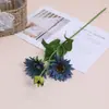 Flores Artificiais 3 Girassóis Decoração de Casa Sala de Estar Floricultura Flores Artificiais Girassol Salão de Casamento Combinação Flores de Seda