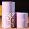 Em Estoque Embalagem de Tubo de Papel Redondo, Caixas de Embalagem Cilíndricas, Latas de Papel Kraft para Alimentos, Tubos de Papel para Chá, Personalização de Logo Personalizado