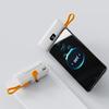 Cápsula inalámbrica de bolsillo transfronteriza banco de energía de 5000 mA mini emergencia auto-cableado soporte para teléfono móvil