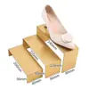 Acero Inoxidable Nieve Arena Taburete en Forma de U Zapatero Portabolsas Exhibidor Mostrador de Cosméticos Soporte para Joyería Exhibidor de Zapatos Accesorios