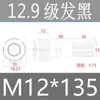 Tornillos de Cabeza Cilíndrica de Alta Resistencia Grado 12.9 para Impulsión de 1/2", Tornillos de Estándar Nacional, Caja Completa M2M3M4M5M6M8