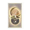 Entrada Ciervo Estrella Entrada Pintura Decorativa Moderna Simple Lujo Ligero Sala de Estar Pasillo Pasaje Pintura de Iluminación LED de Gama Alta