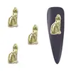 Decorações de Unhas Temáticas Faraó Cleópatra Suprimento Transfronteiriço 8 Tipos de Acessórios Metálicos com Diamantes de Liga Adequados para Esmalte em Gel