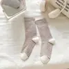 Meias de Algodão Puro para Maternidade Feminina, Outono e Inverno, Quentes, Largas, para Casa, Meias de Cano Médio para Mulheres Grávidas, Meias Zhuji, Sem Lã